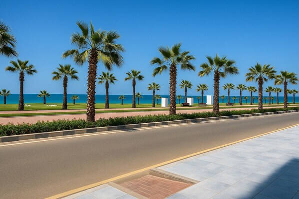 Chalet, 2 Bedrooms, Accessible, Smoking | Property grounds - 1relax in a Fully Equipped Beachfront Chalet (Al-Manasrah)