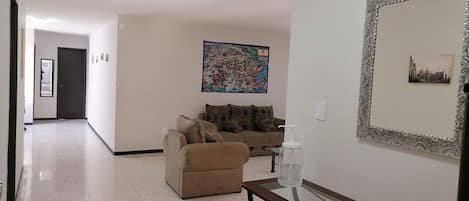 Apartment, 3 Bedrooms, Accessible, Patio | Living area | Books
