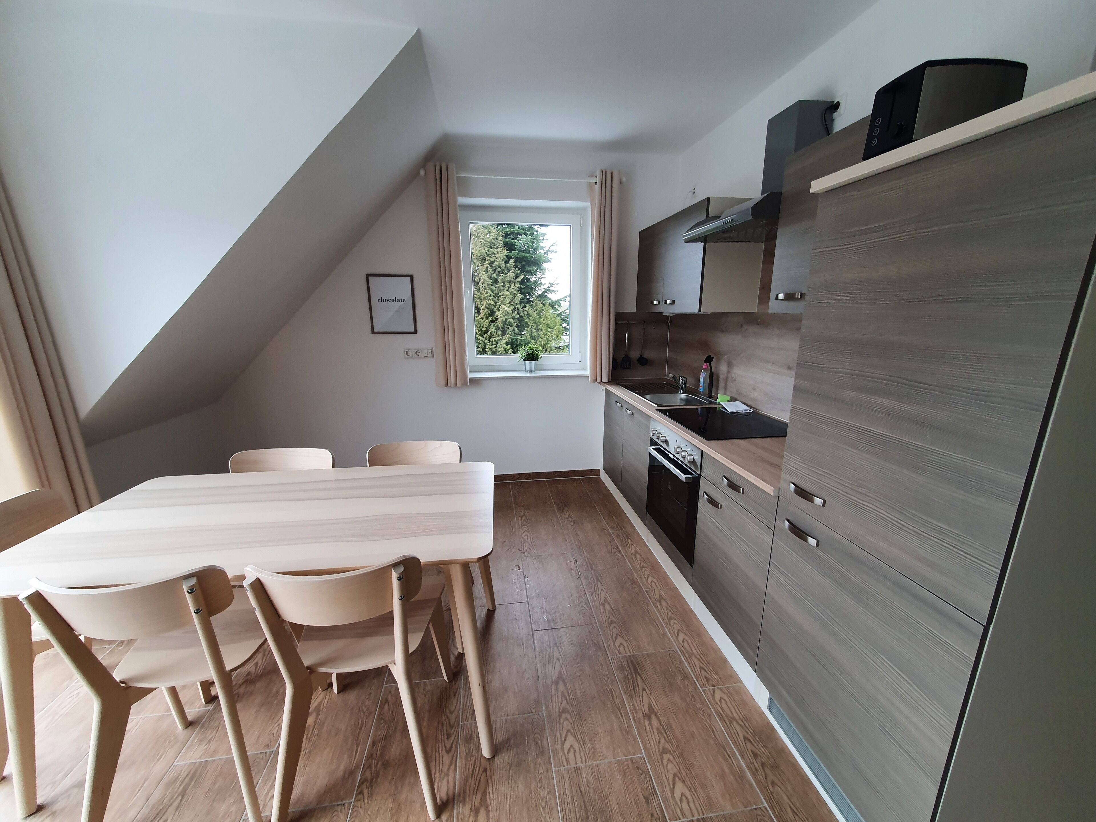 Comfort-Apartment | Eigene Küche | Kühlschrank, Mikrowelle, Ofen, Herdplatte