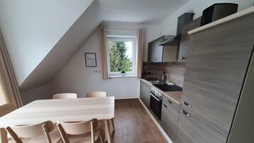 Comfort-Apartment | Eigene Küche | Kühlschrank, Mikrowelle, Ofen, Herdplatte