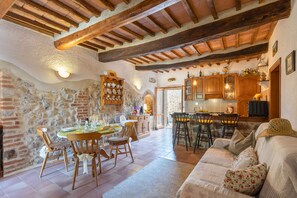 Ferienhaus, 1 Schlafzimmer, Raucher, Terrasse | Innenbereich