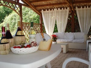 Ferienhaus, 1 Schlafzimmer, Raucher, Terrasse | Außenbereich