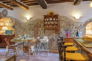House, 1 Bedroom, Smoking, Patio | Living area - Superior Ground Floor Apartment With Pool View (Casole d'Elsa)