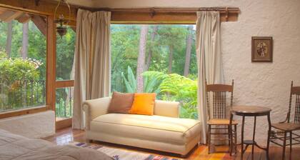 Country House In The Woods With River