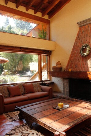House, 3 Bedrooms, Smoking, Private Pool | Property grounds - Country House In The Woods With River (Valle de Bravo)