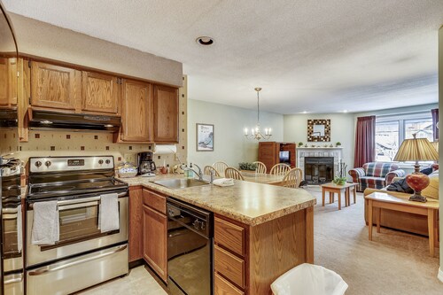 Pico E205 at the base of Pico with skiing out your door and access to Pico Fitness Center and Pool