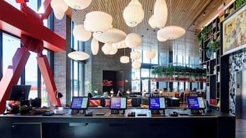 Check-in/check-out kiosk