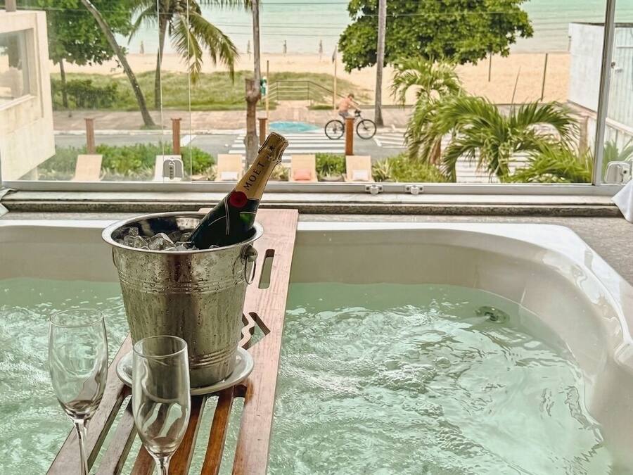 Phòng 2 giường đơn Deluxe, quang cảnh biển | Minibar, trang trí khác biệt, trang bị nội thất với thiết kế riêng biệt