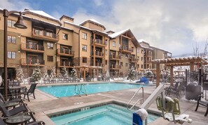 Outdoor pool, a heated pool - Wyndham Park City, Ski Resort, 2Bdr, sleeps 6-8 (3 night stay required) (Park City)