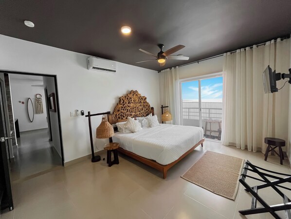 2 bedrooms, in-room safe, blackout drapes, iron/ironing board