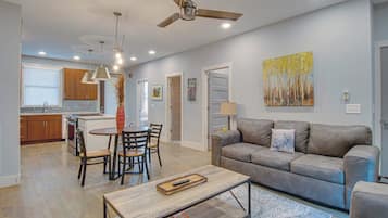 House, Multiple Beds, Patio | Living area | 42-inch TV with digital channels