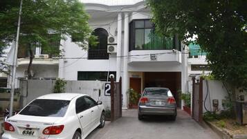 Fassade der Unterkunft