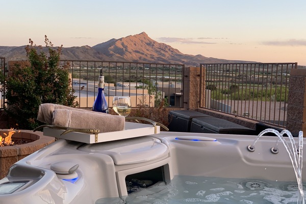 Bain à remous extérieur