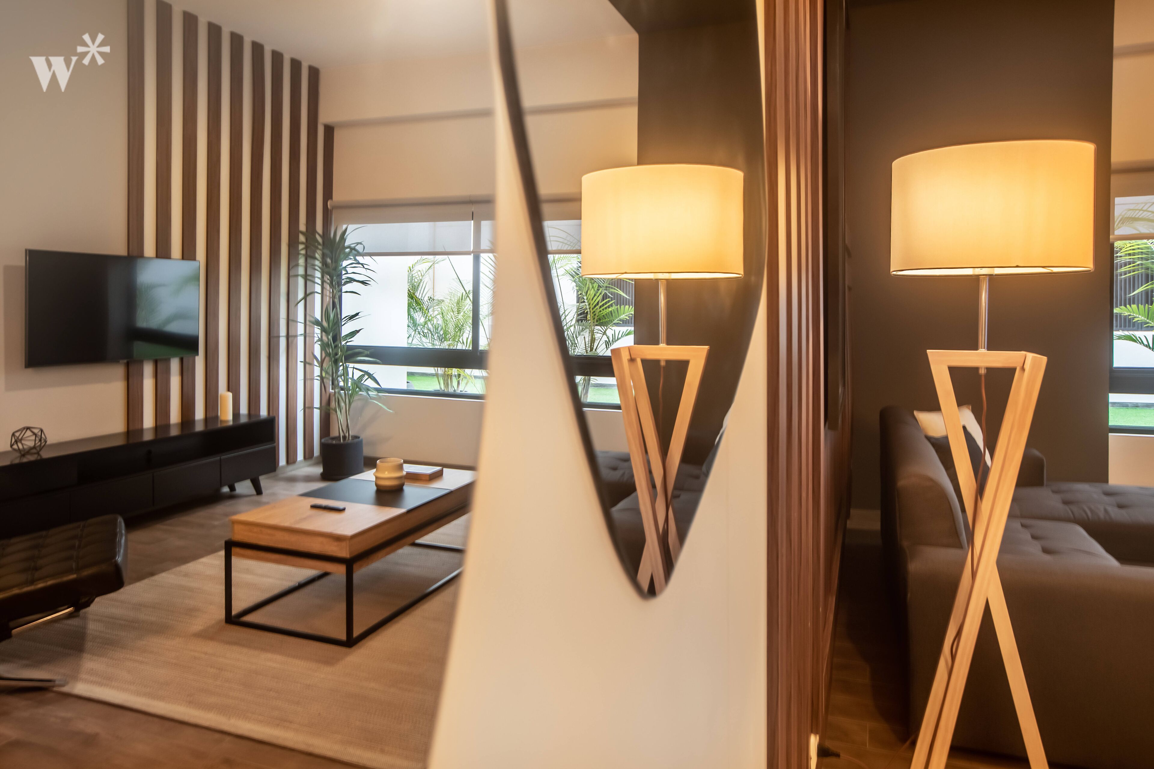 Lägenhet - 2 sovrum (203) | Vardagsrum | Smart-tv