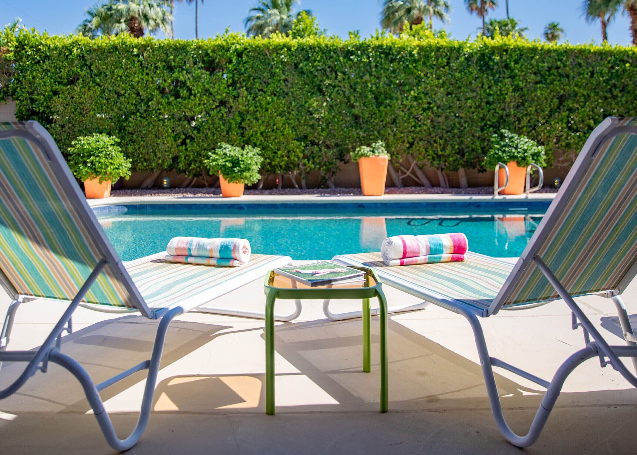 Plenty of lounge chairs by the pool