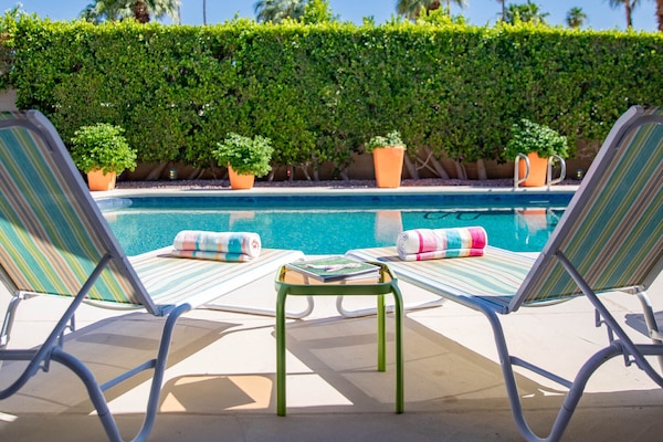 Plenty of lounge chairs by the pool