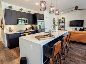 Fridge, microwave, oven, stovetop - Brand new property with hot tub, fire pit, parking, covered ski storage, and more! (Silverthorne)