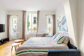 1 bedroom, iron/ironing board, free WiFi, bed sheets - 2. APARTEMENT PARIS CENTRE 55m2 2 beds - 2/4pers. Air conditioning (Paris)