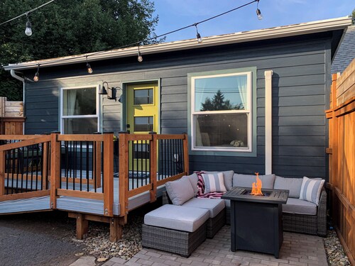 Washburne Studio: King size comfort and private Hot tub