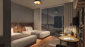Minibar, in-room safe, desk, blackout drapes