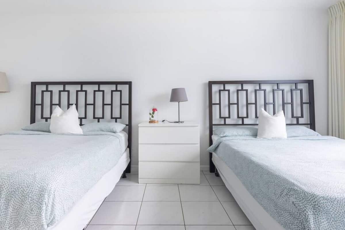 Individually decorated, individually furnished, iron/ironing board