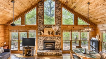 TV connectée, cheminée, vidéothÚque