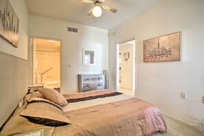 1 chambre, fer et planche à repasser, accès Internet, draps fournis