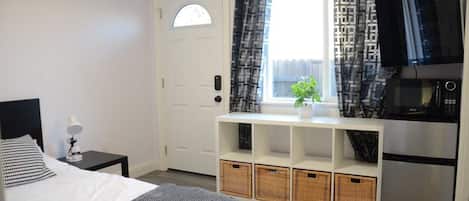 1 chambre, fer et planche Ă repasser, Wi-Fi gratuit, draps fournis