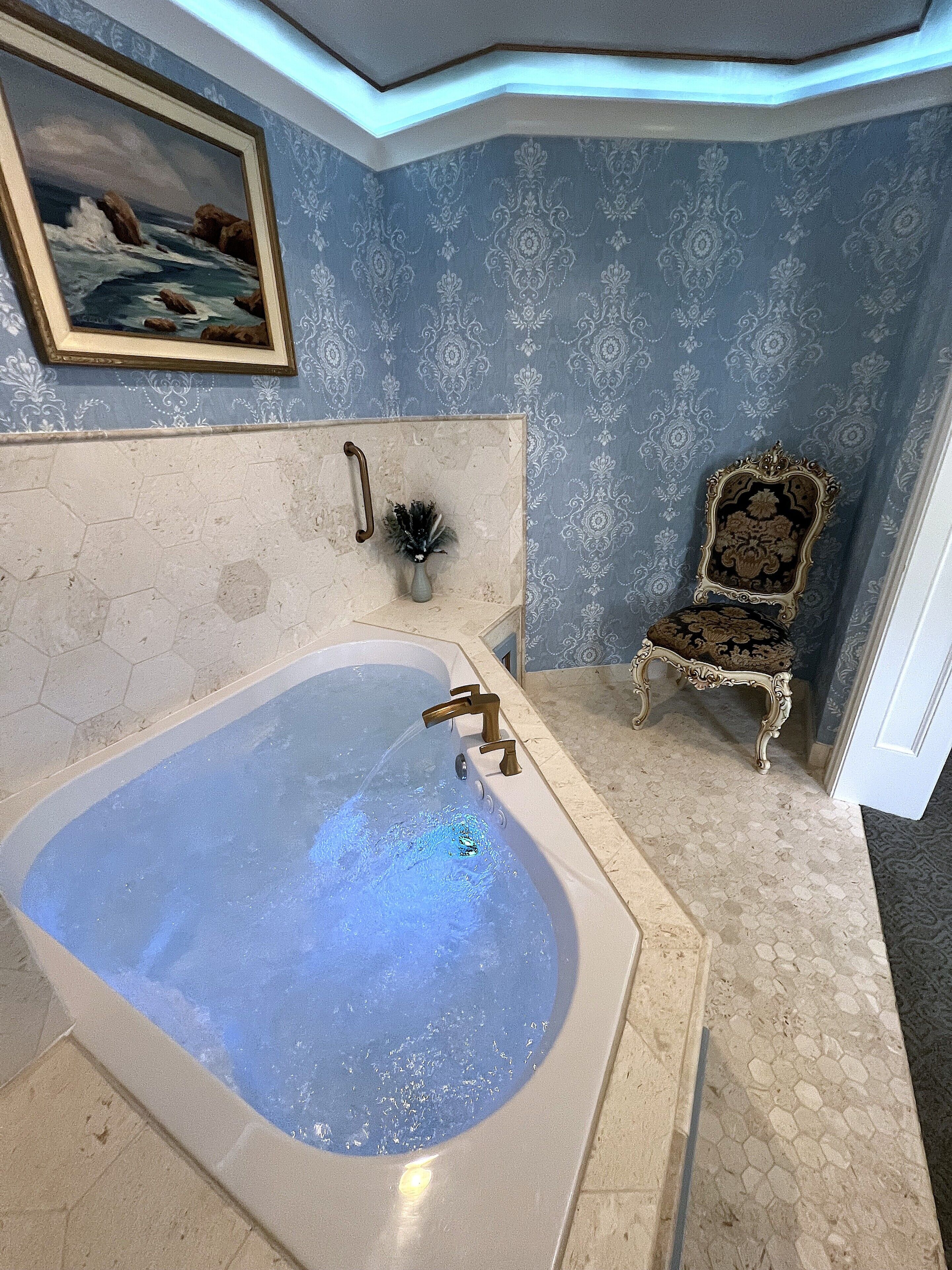 Deluxe tweepersoonskamer, 1 queensize bed, niet-roken, bubbelbad | Privéspabad