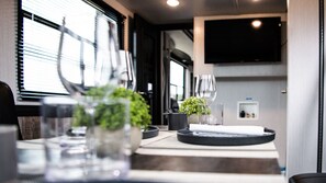 Dining - Luxury Glamping on Elm Creek Ranch (Bertram)