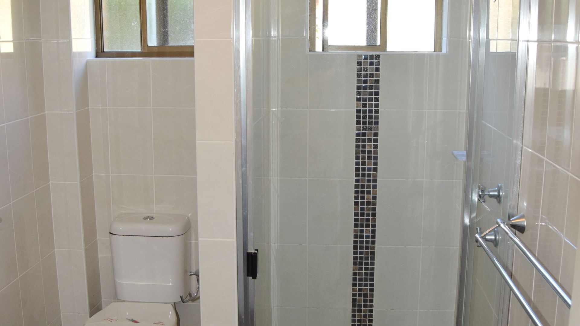 Shower, toilet paper
