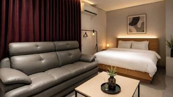 Standard Room | Premium bedding, desk, blackout curtains, soundproofing