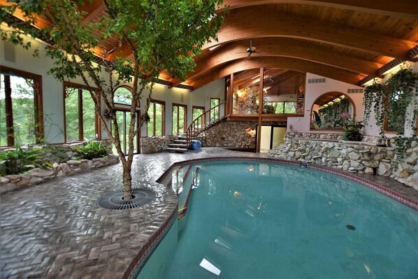 Indoor pool, a heated pool