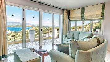 Family Villa, Private Bathroom, Sea View (Villa Maria) | Lounge