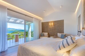 Family Villa, Private Bathroom, Sea View (Villa Maria) | 3 bedrooms, premium bedding, individually decorated