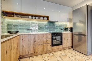 Biệt thự dành cho gia đình, phòng tắm riêng, quang cảnh biển (Villa Dimitris) | Bếp riêng