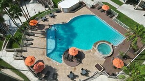 Pool - Renovated Beachfront Condo * 2 Pools *Tons of Beds (Bahia Mar #426) by RedAwning (South Padre Island)