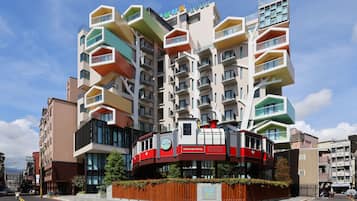 Façana frontal de l'allotjament