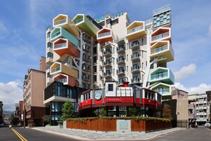 Fachada de la propiedad