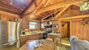 Coffee/tea maker, fridge, microwave, stovetop - Cornell Home w/ Fire Pit & Hunting Access! (Cornell)