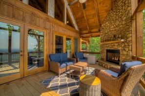 Cabane, 3 chambres | Salle de séjour