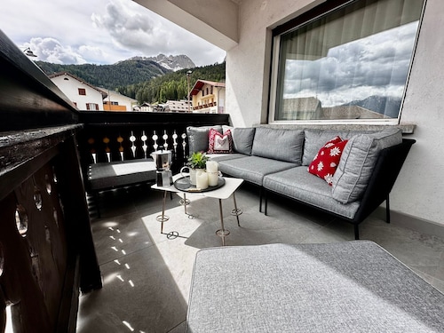 Apartment Ciasa De Marugiana near the ski area with mountain view, Wi-Fi and terrace