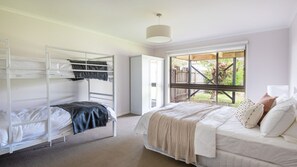 4 bedrooms, iron/ironing board, travel cot, free WiFi