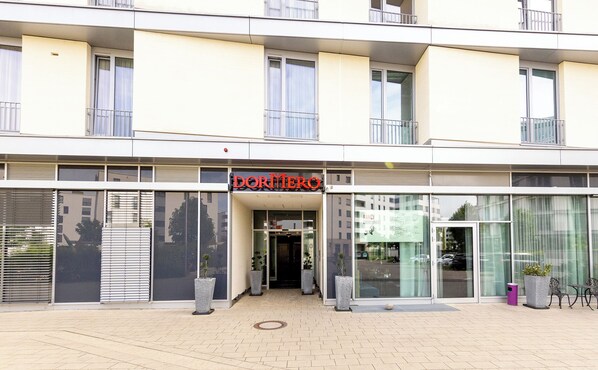 Fa çade de l’hébergement 