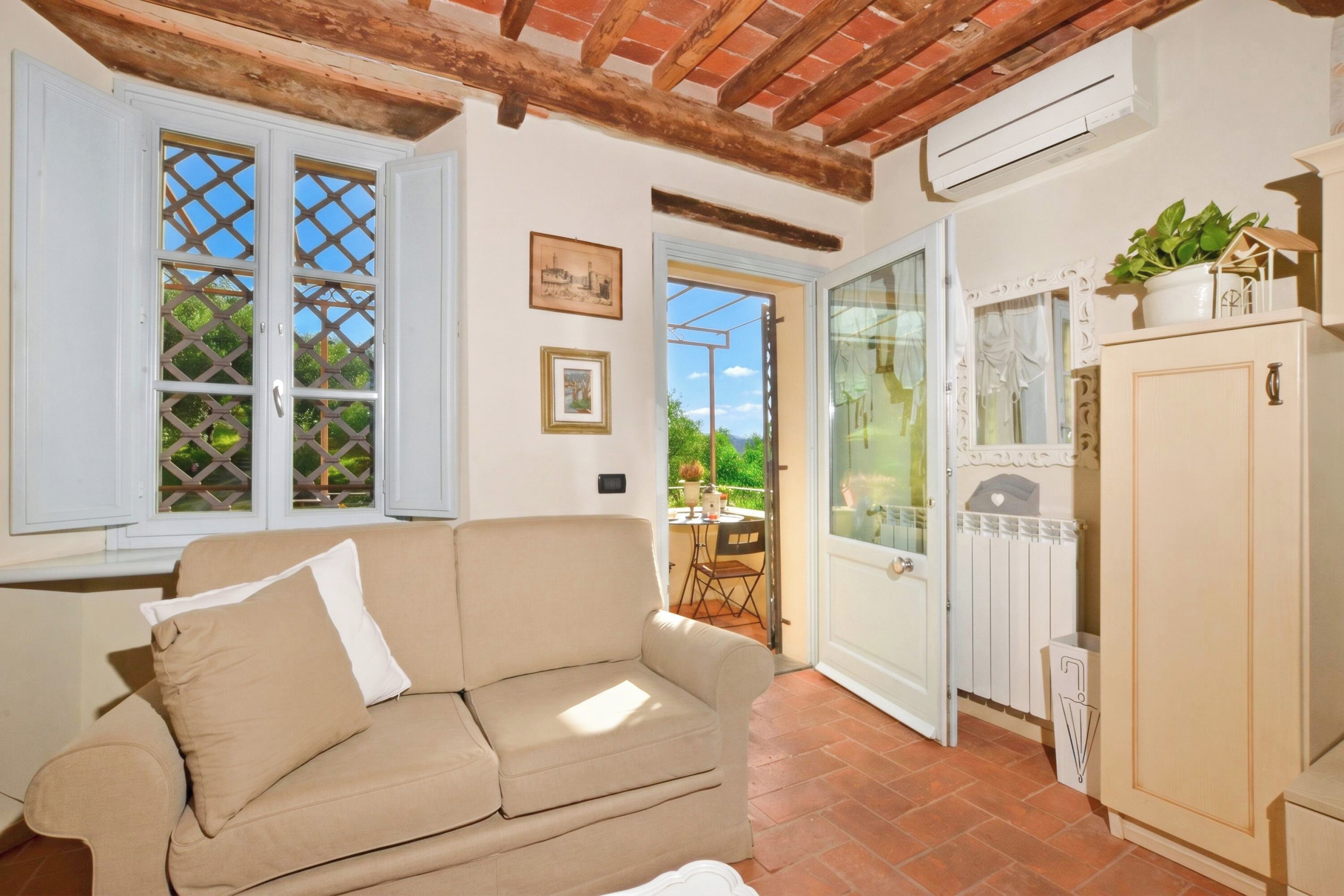 Familienapartment, Mehrere Schlafzimmer, Bergseite (Alloro Grillo) | Wohnbereich