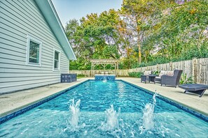Opvarmet pool