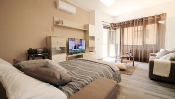 2 Schlafzimmer, BĂŒgeleisen/BĂŒgelbrett, kostenloses WLAN, BettwĂ€sche