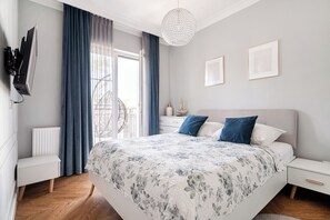 Lägenhet Deluxe | Strykjärn/strykbräda, gratis wi-fi och sängkläder