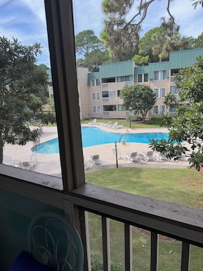 Indoor pool, outdoor pool