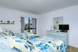 2 dormitorios, cuna de viaje, wifi gratis y ropa de cama